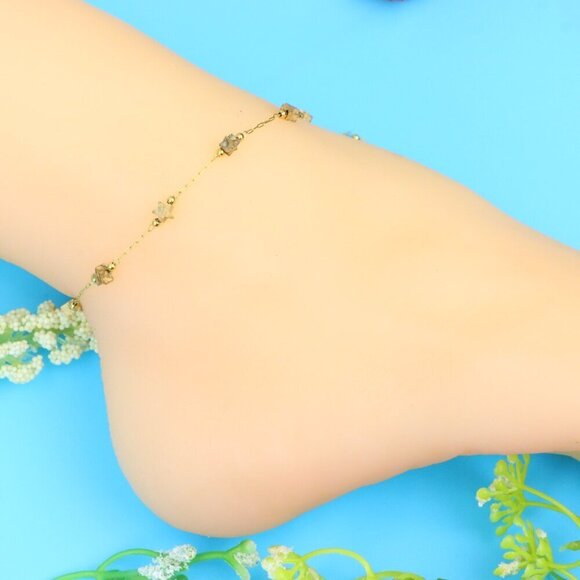 Elegant Handmade Anklet – Perfect for Women & Girls | Ideal Gift Option, DYC1313 - Picture 4 of 7